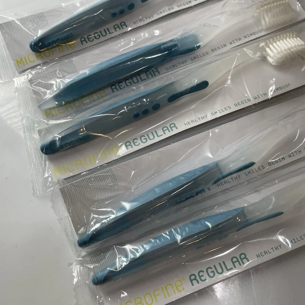 5 Nimbus Toothbrush Microfine Regular Extra Soft Sensitive Teeth Gums Implants